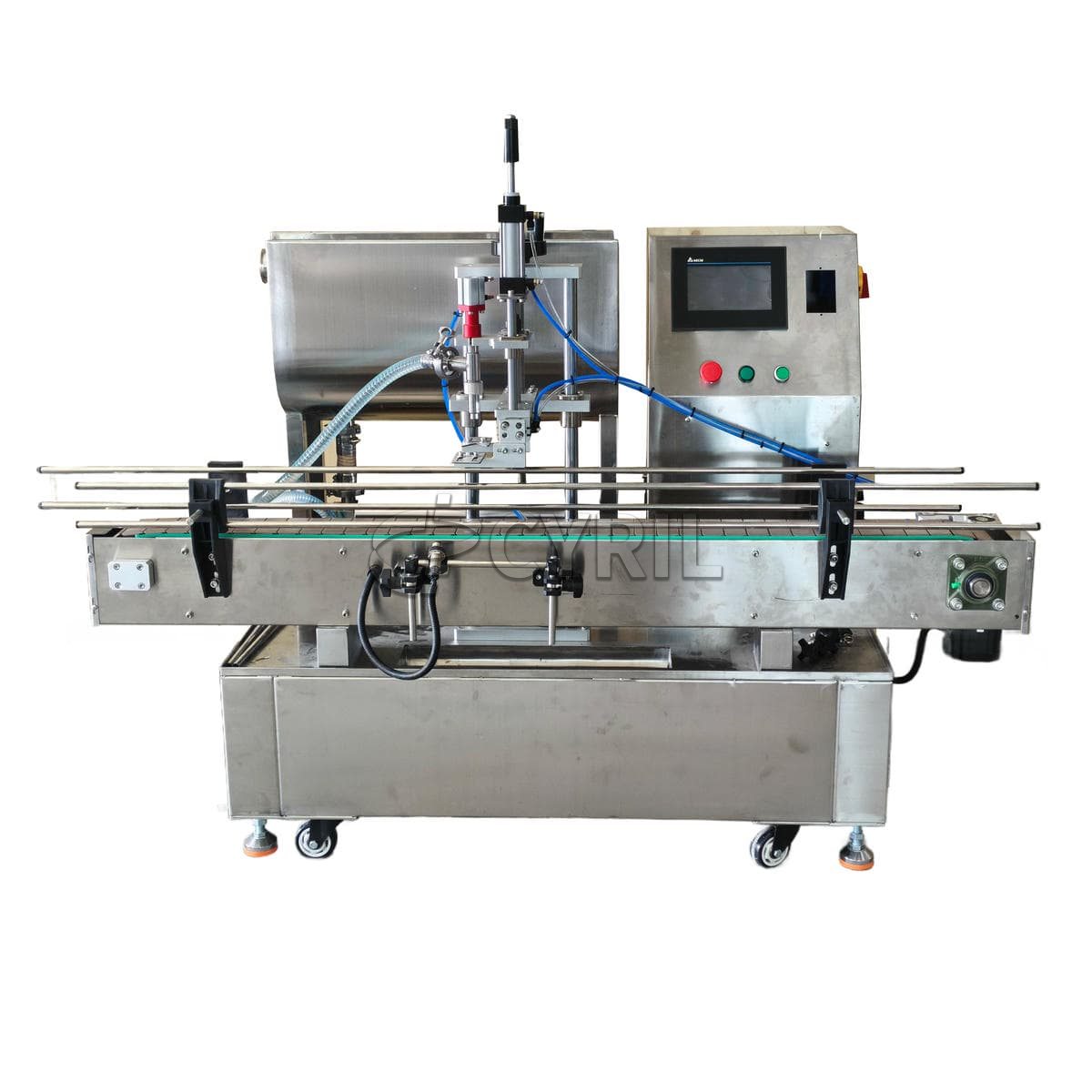 Fully automatic desktop single-head square bucket gear pump filling machine