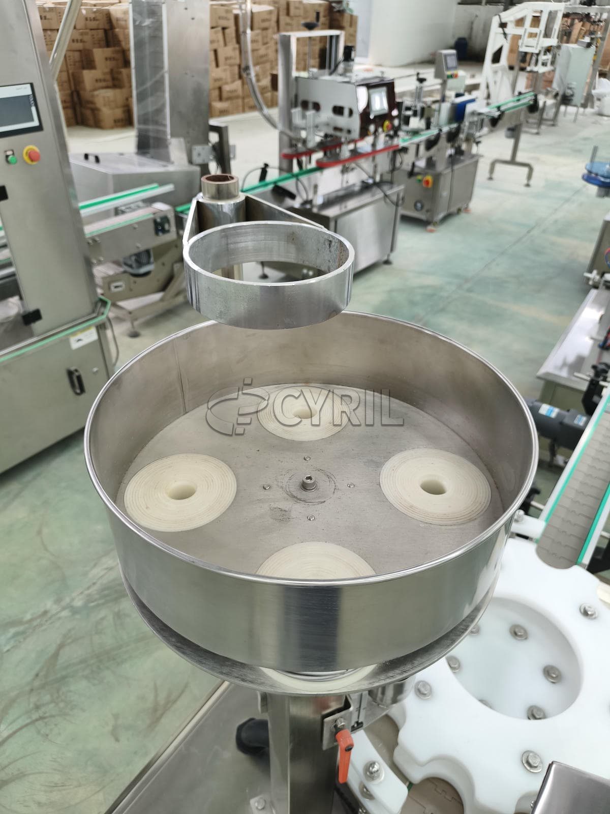 Fully automatic granule turntable filling machine