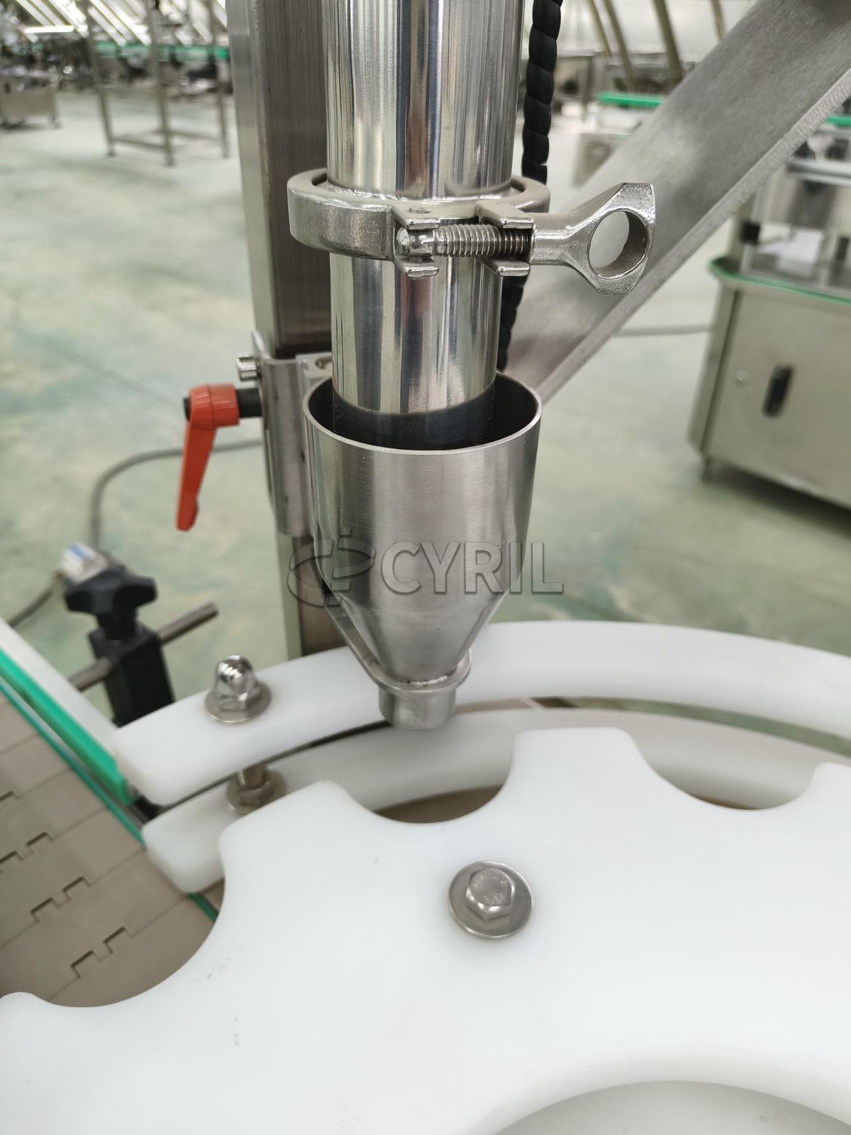 Fully automatic granule turntable filling machine