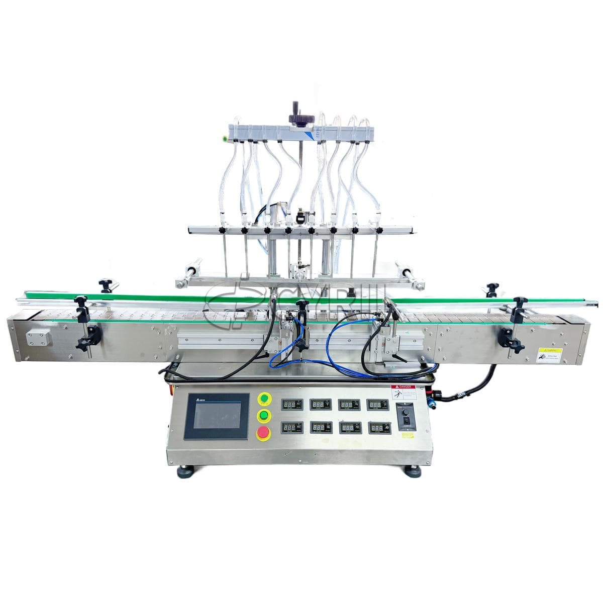 Desktop eight-head magnetic pump filling machine