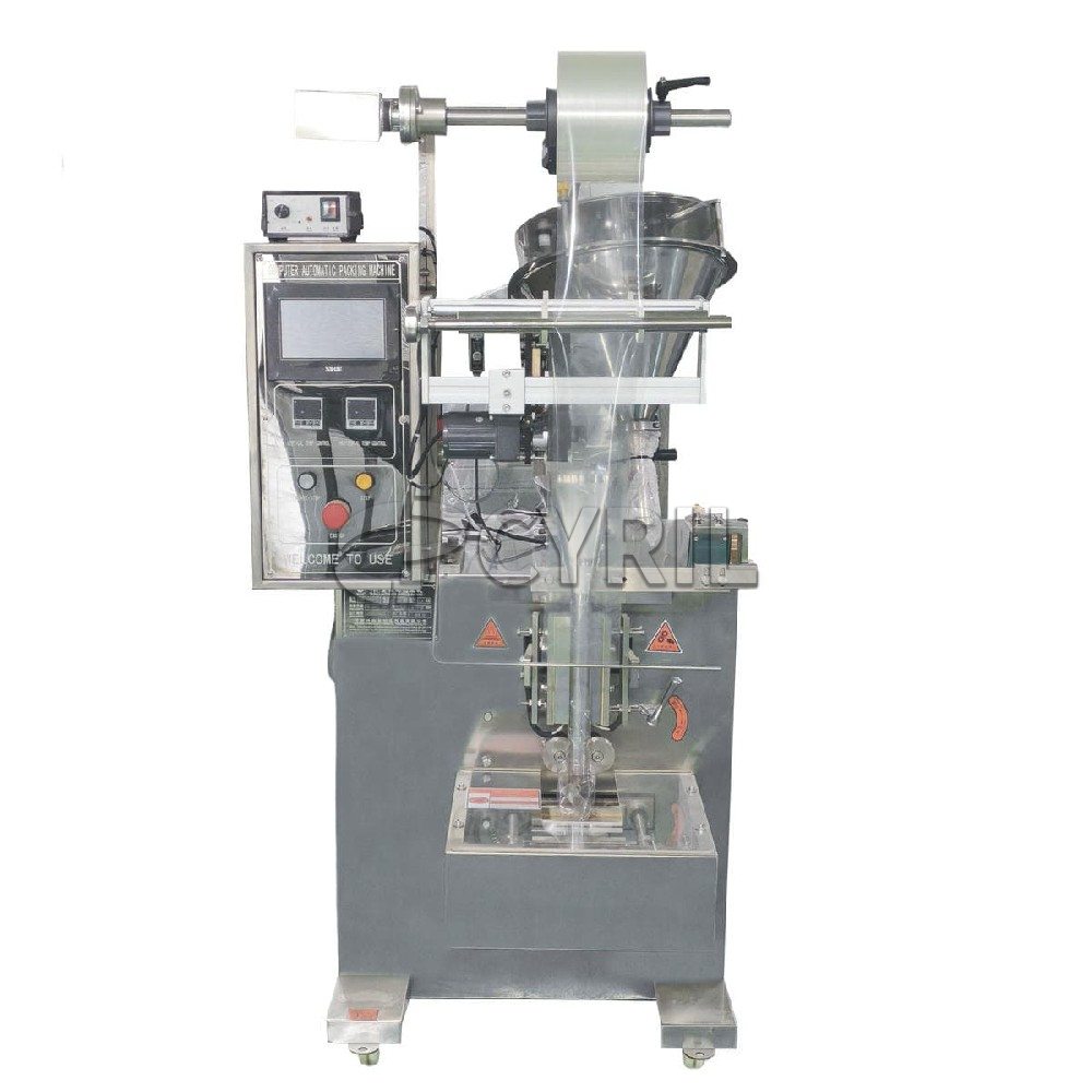 Incline push back seal transparent bag powder packaging machine