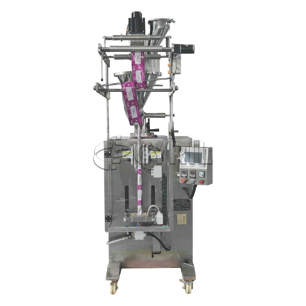 Direct push back seal rounded corner powder packaging machine