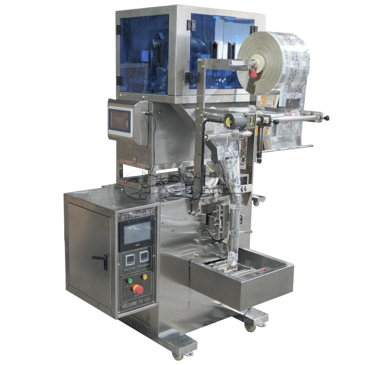 Four-head weighing packaging machine