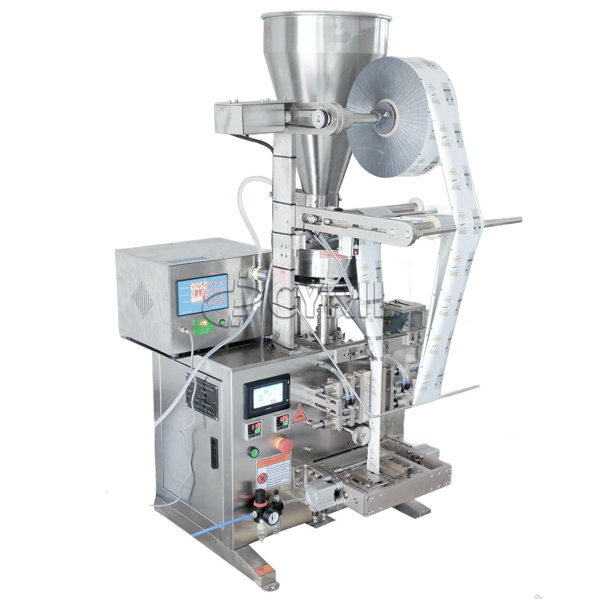 Small magnetic pump granular liquid packaging machine