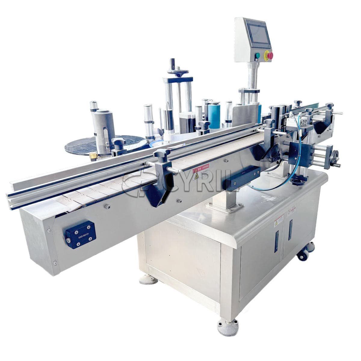 Round bottle positioning labeling machine