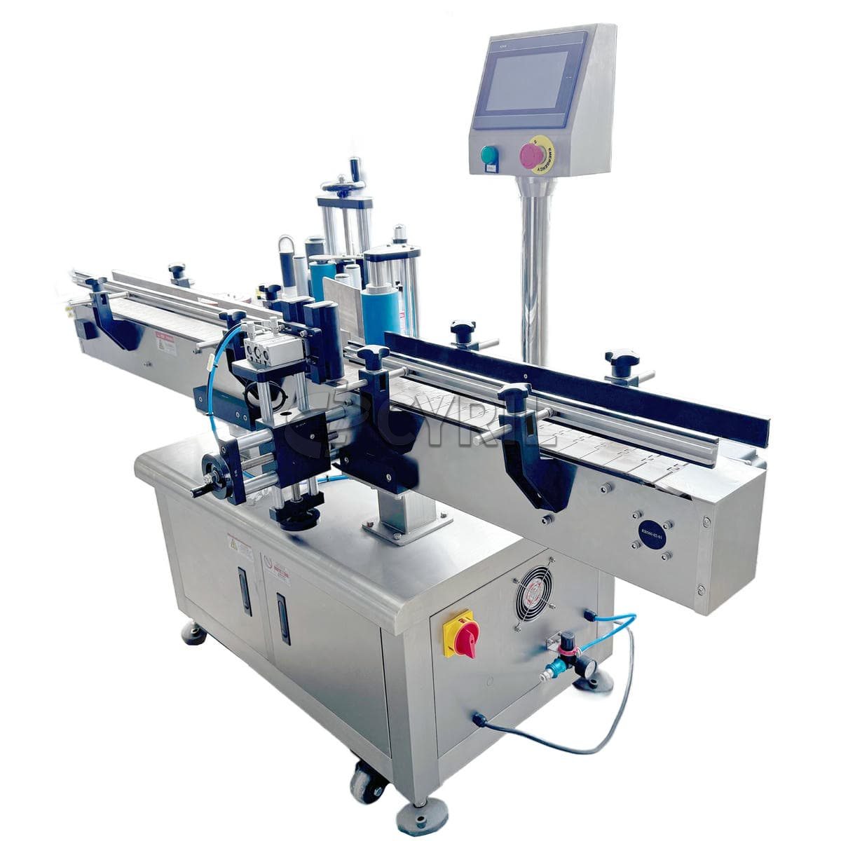Round bottle positioning labeling machine