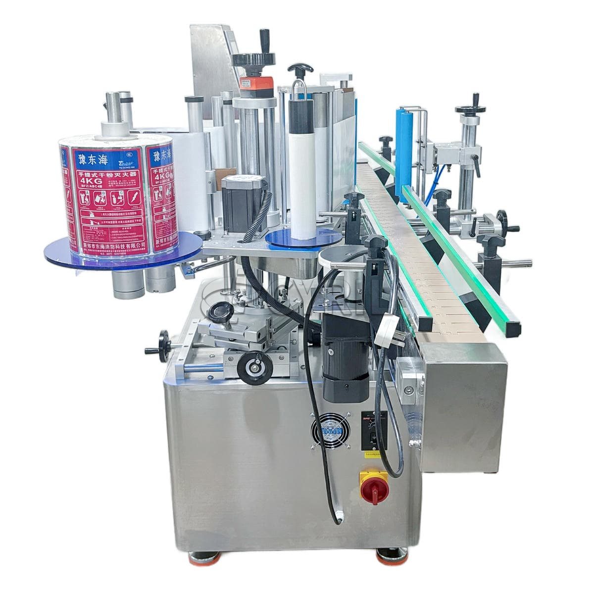 Round bottle positioning long glue stick labeling machine