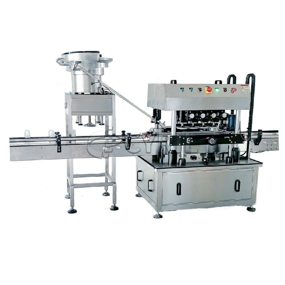 Eight-wheel high-speed capping machine