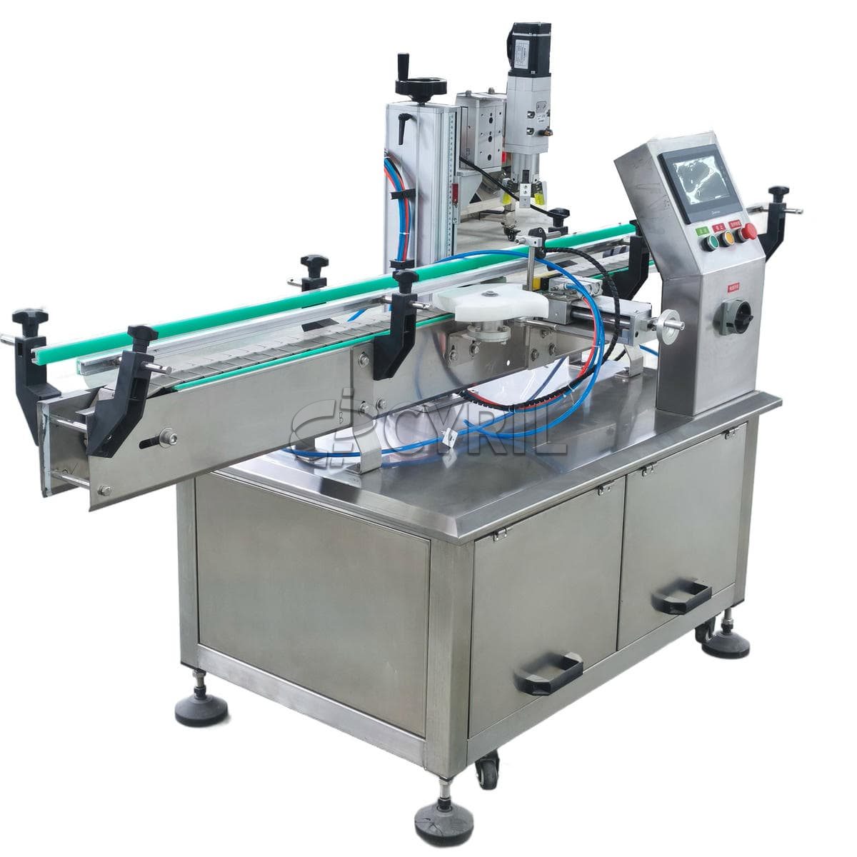 Fully automatic capping and capping machine