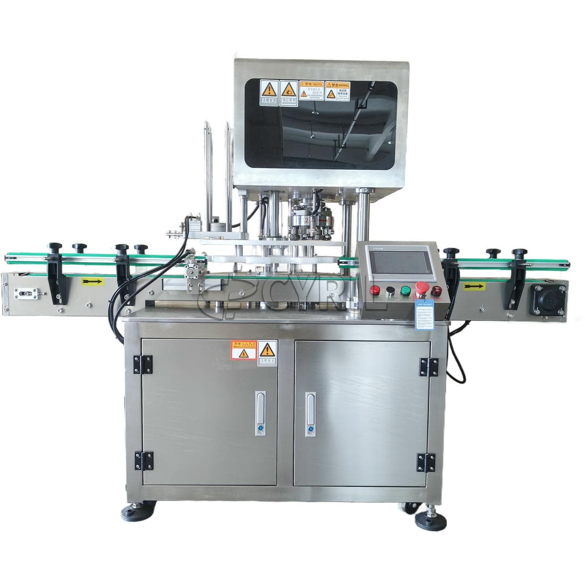 Fully automatic aluminum cap capping and sealing machine