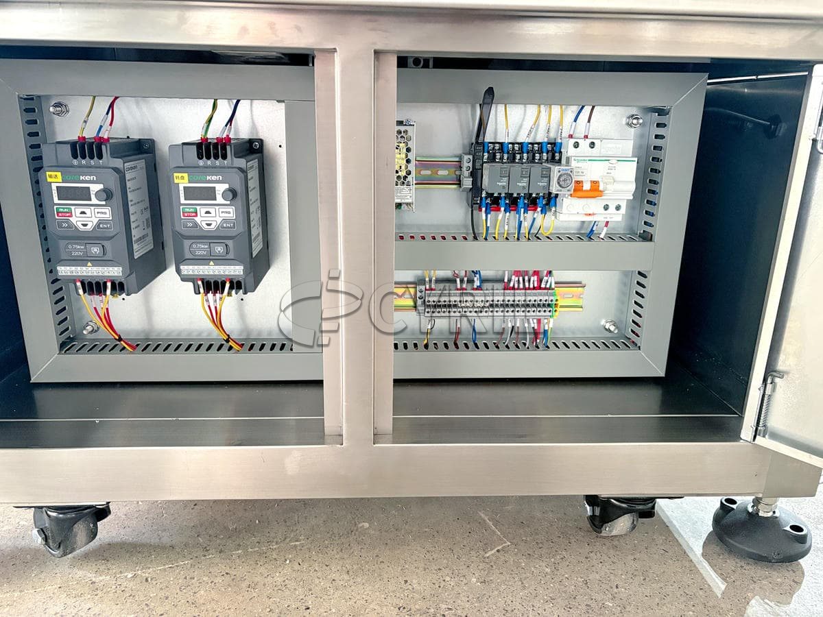 Rotary type cap closing machine + double cap elevator