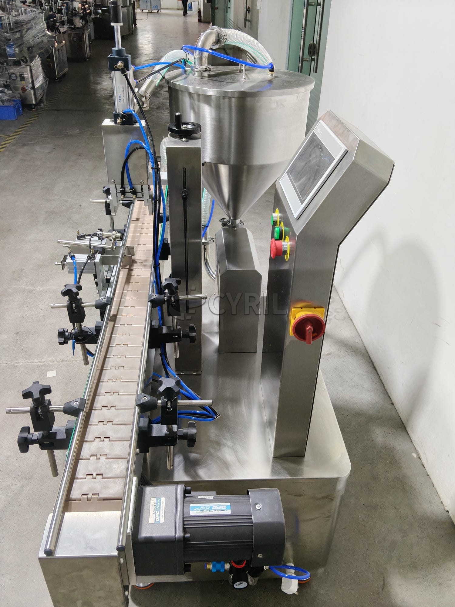 Fully automatic single-head gear pump filling machine