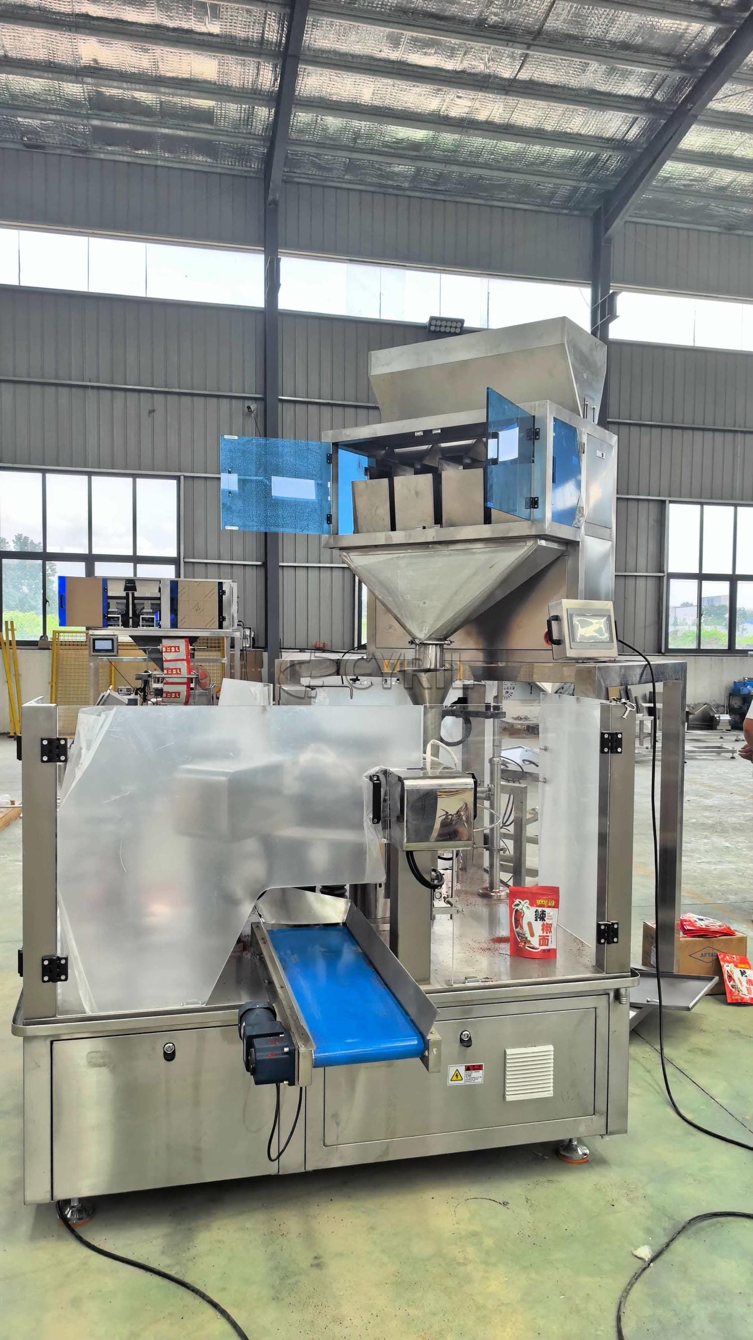 Rotary type bag packaging machine