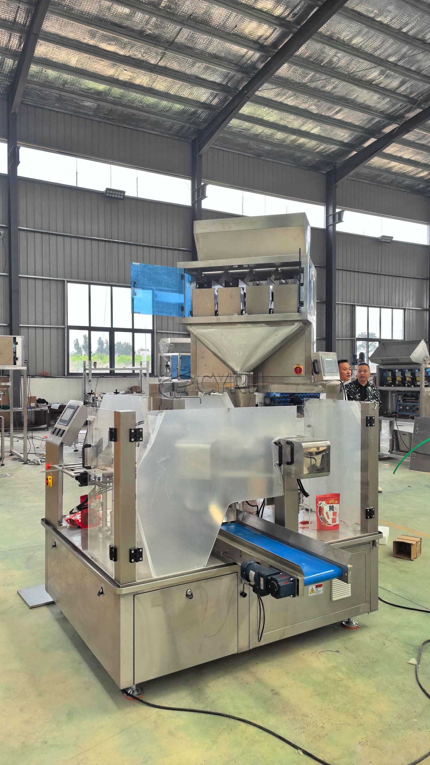 Rotary type bag packaging machine