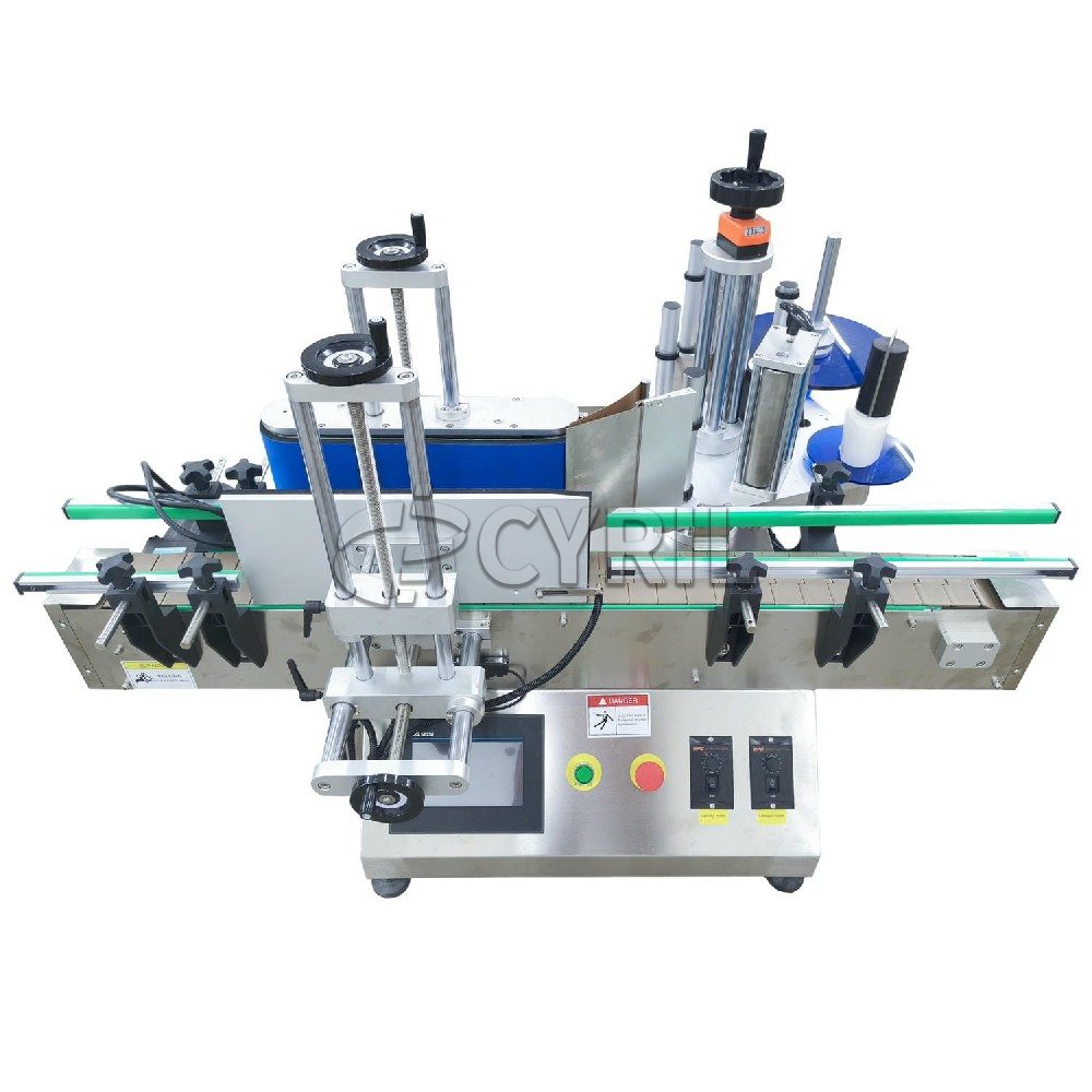 Desktop round bottle rolling labeling machine