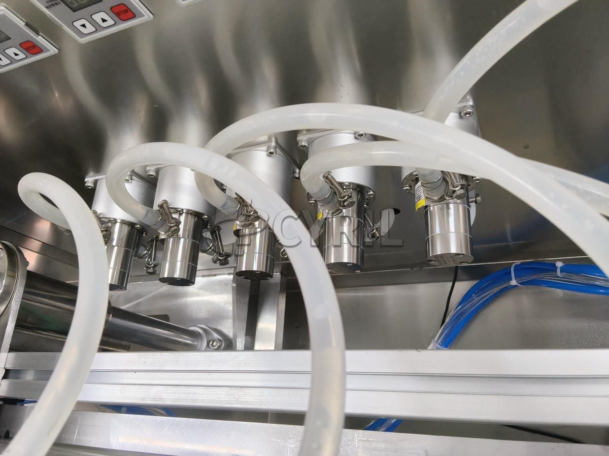 Fully automatic ten-head magnetic pump filling machine