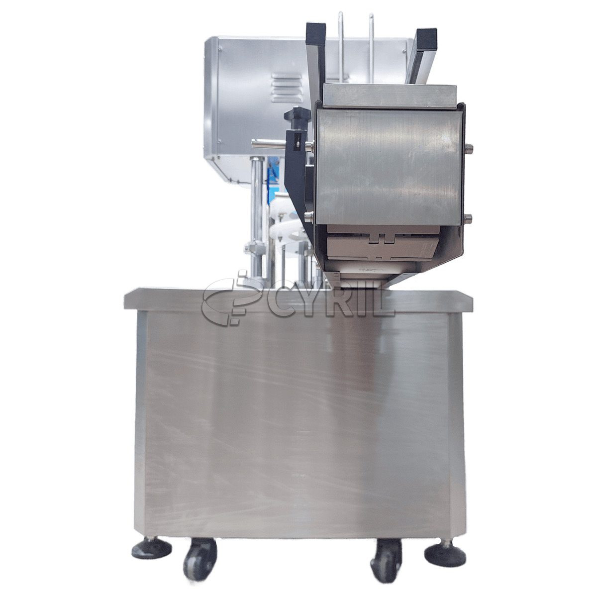 Rotary disc aluminum cap sealing machine