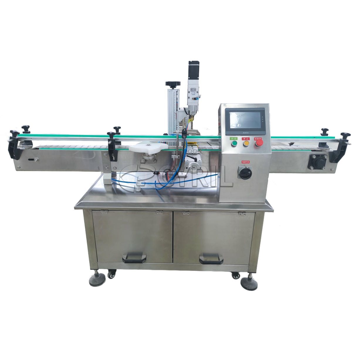 Fully automatic capping and capping machine
