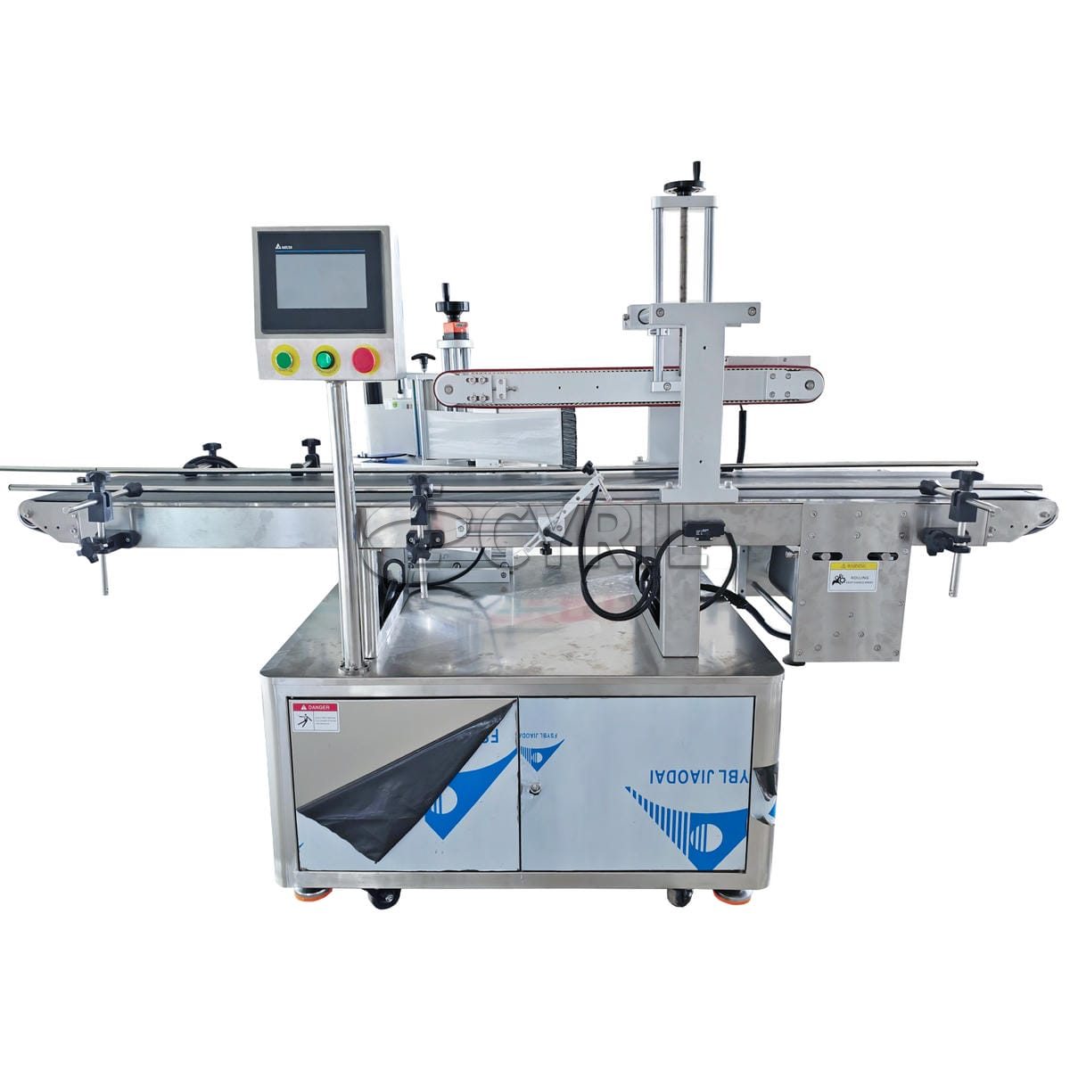 Press top side labeling machine
