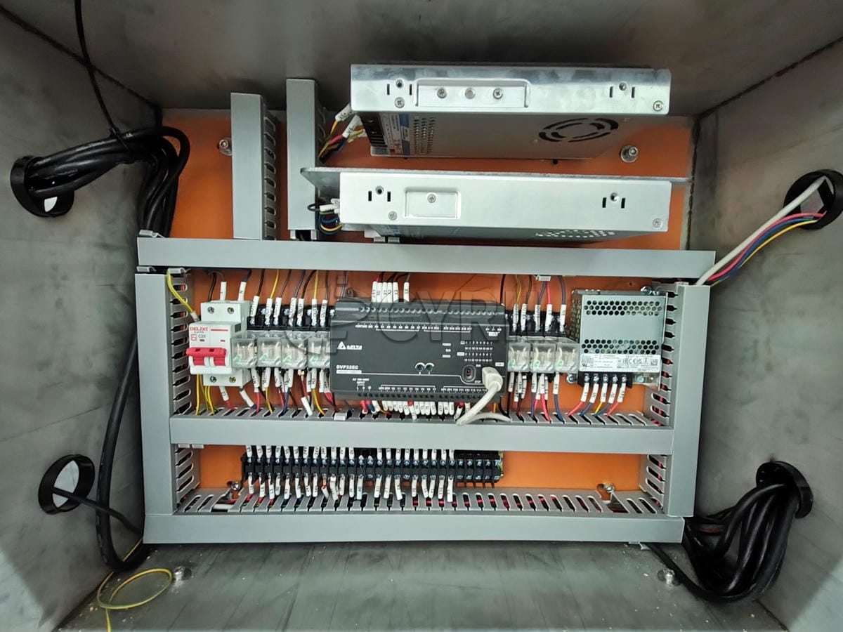 Six-head magnetic pump filling machine