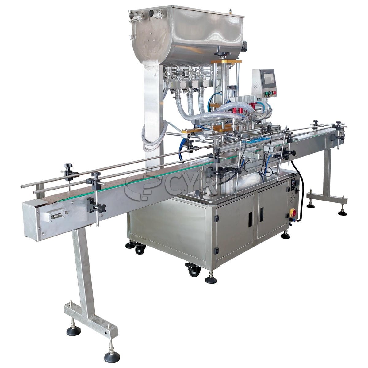 Four-head gear pump filling machine