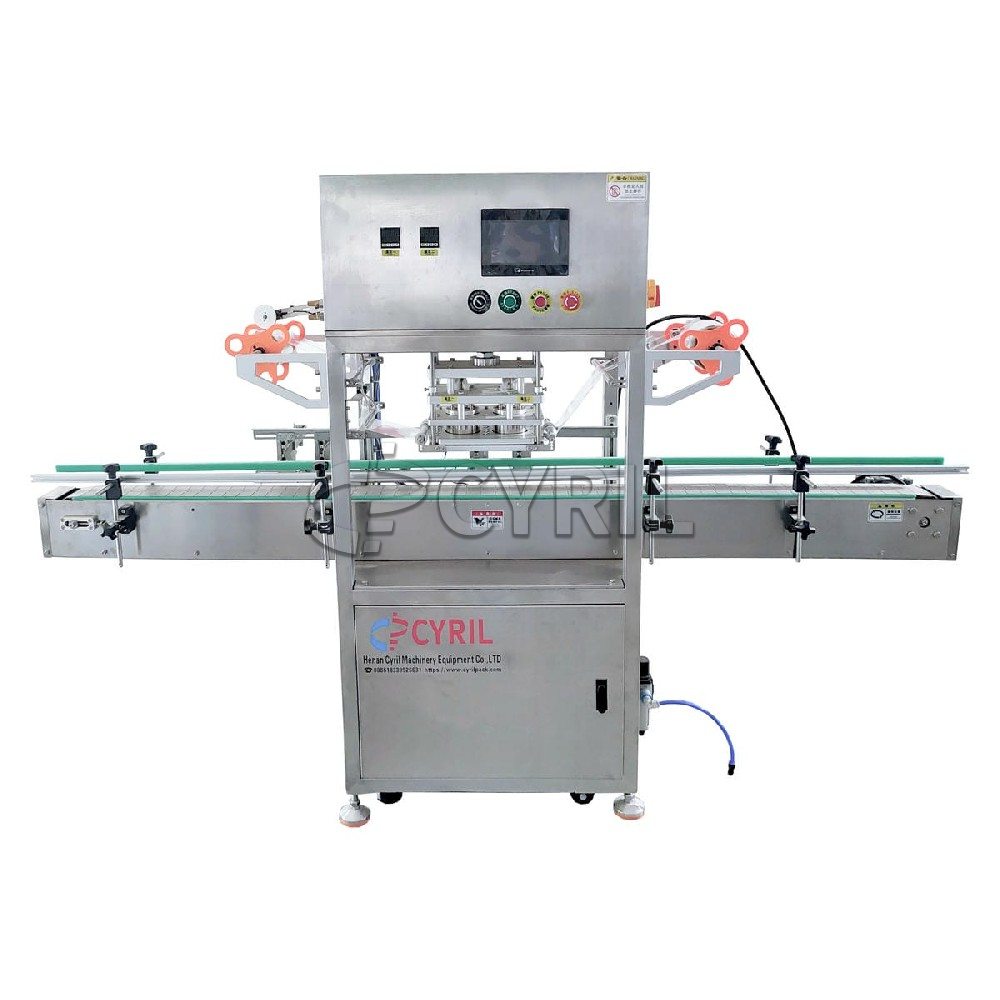 Fully automatic double-head film sealing machine