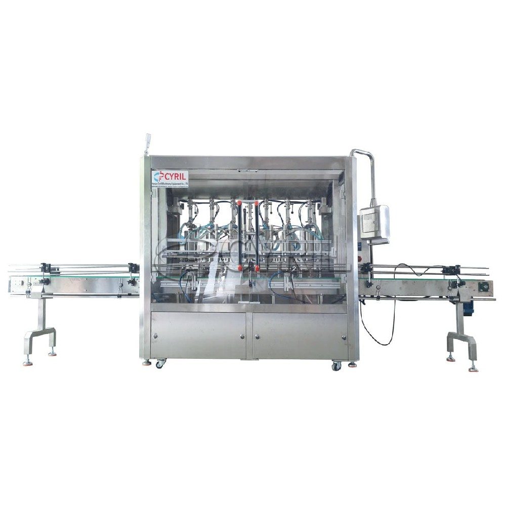 Servo six-head paste filling machine