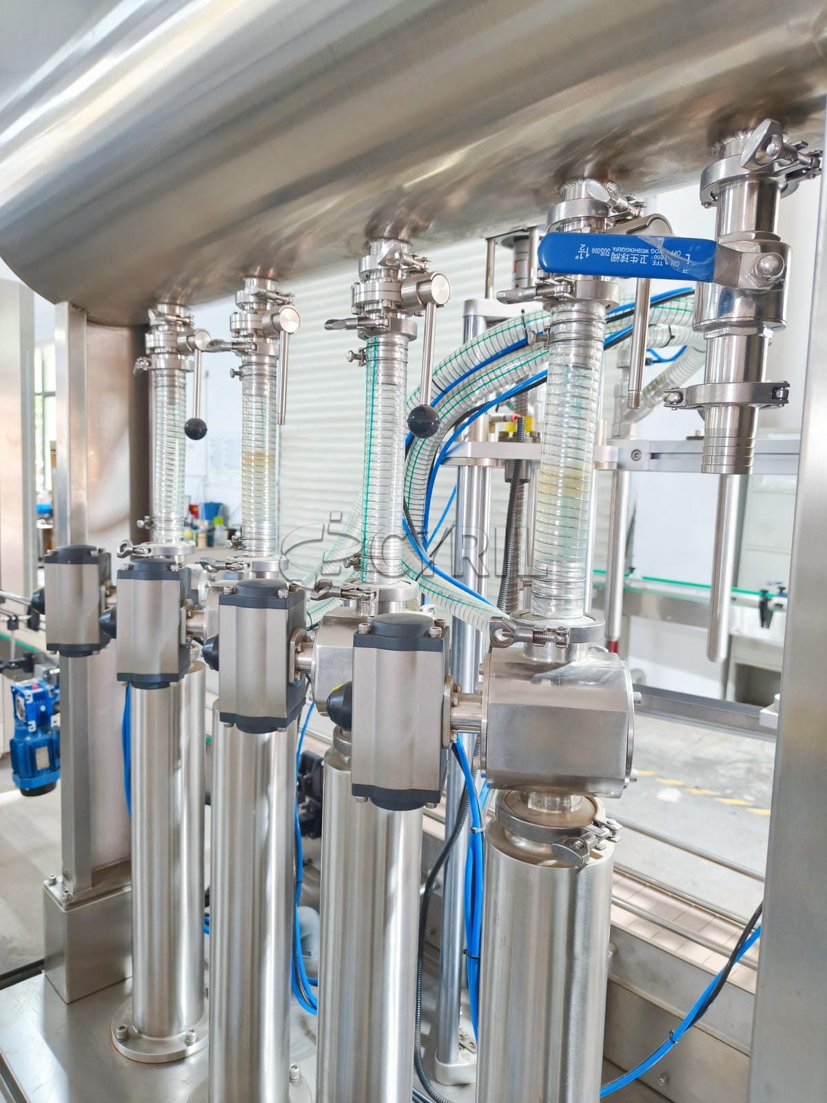 Four head paste filling machine