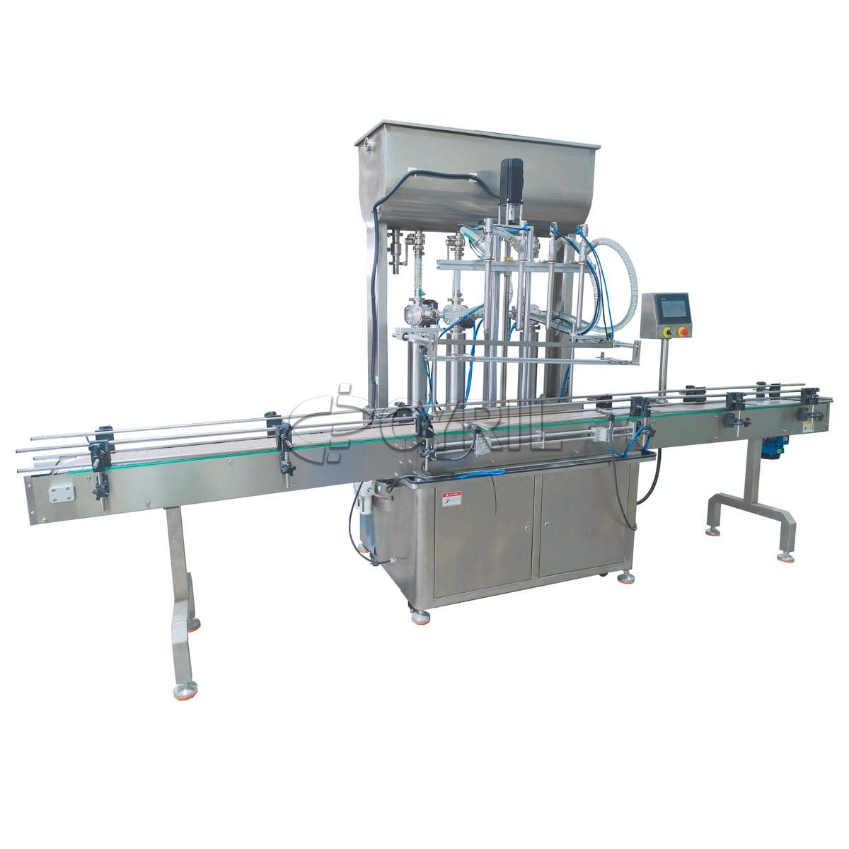 Four head paste filling machine