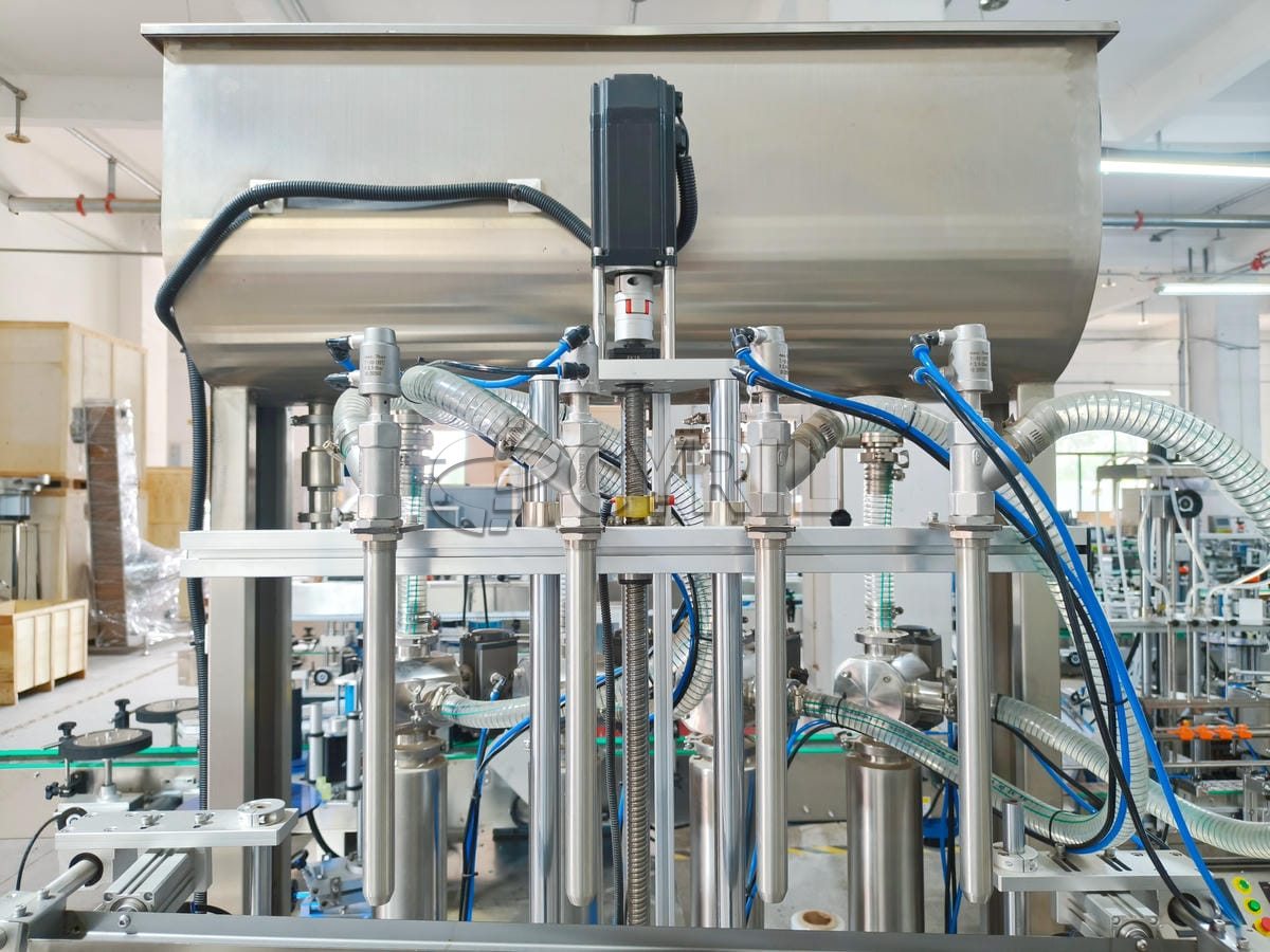Four head paste filling machine
