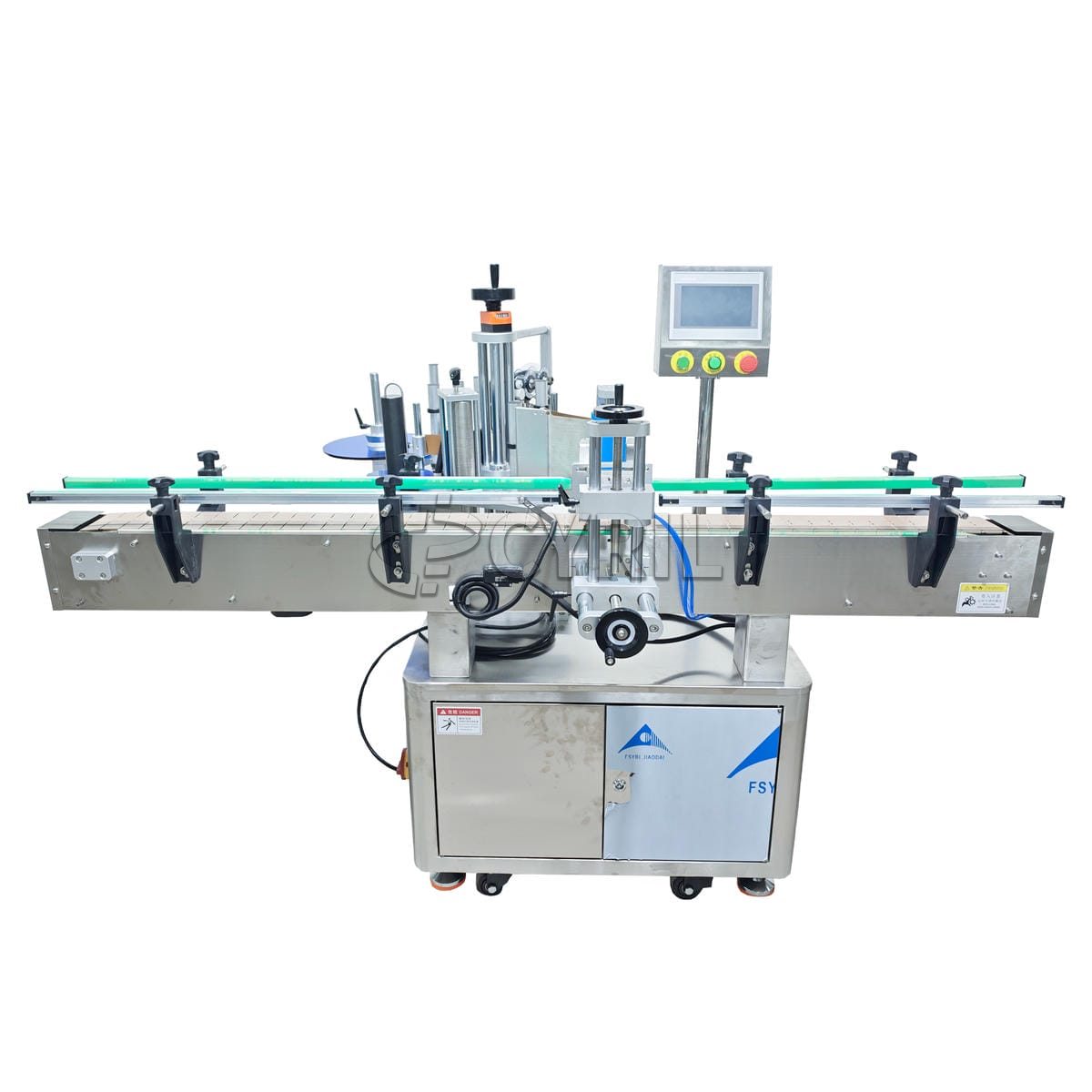 Round bottle positioning labeling machine