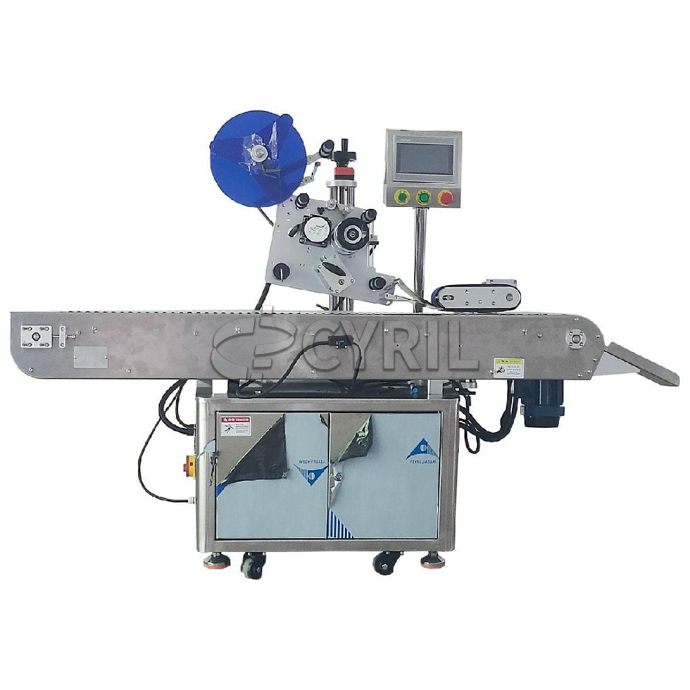 Horizontal round bottle labeling machine