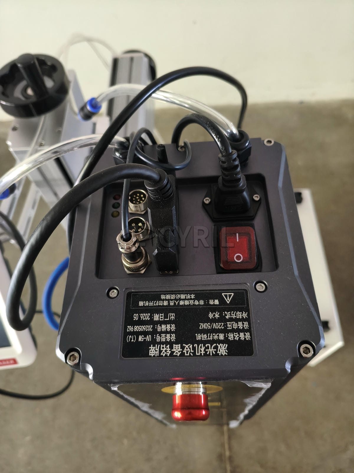 UV laser coding machine