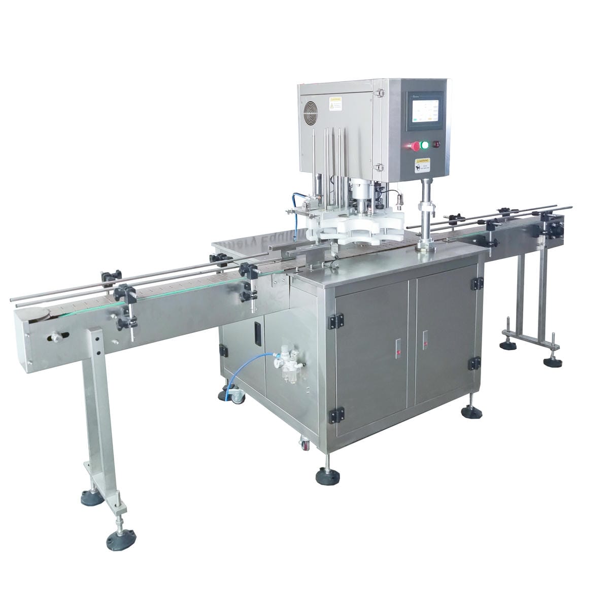 Fully automatic aluminum cap capping machine