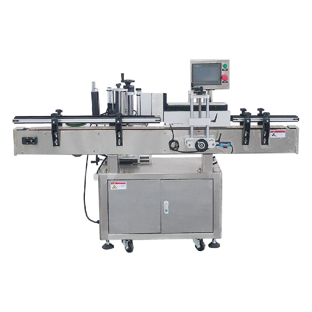 Round bottle rolling labeling machine