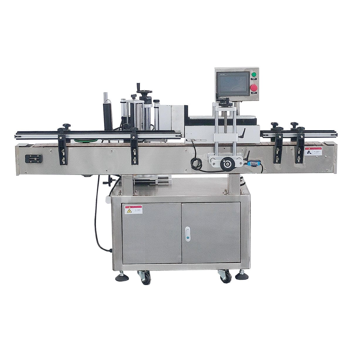 Round bottle rolling labeling machine