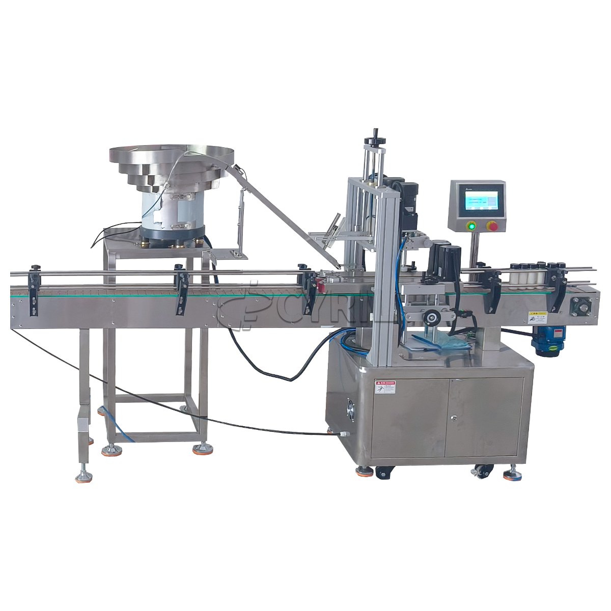 Powder filling machine + four-wheel capping machine