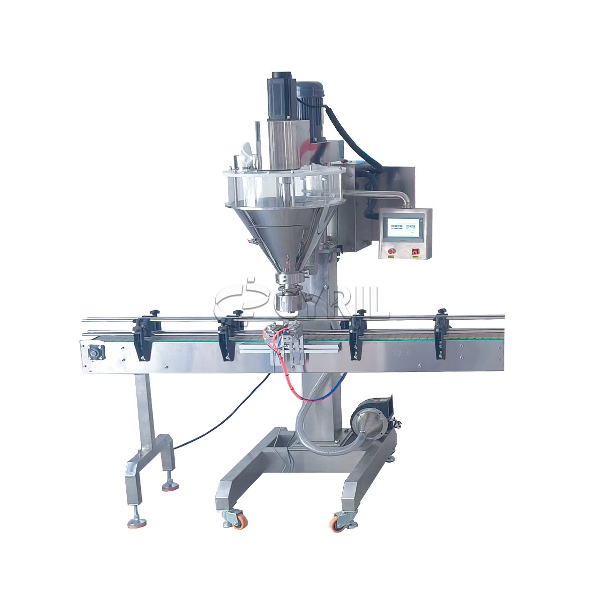 Powder filling machine + four-wheel capping machine