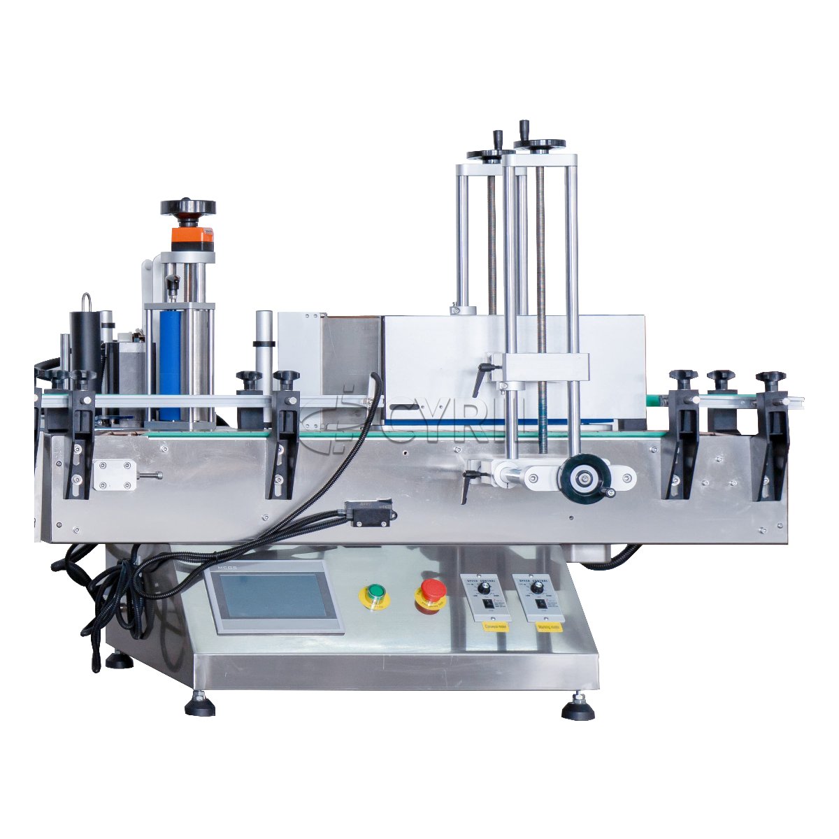 Desktop four-head filling + four-wheel capping + positioning round bottle