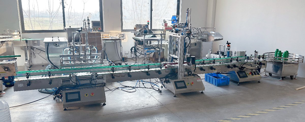 Benchtop 4-Head Filling Line