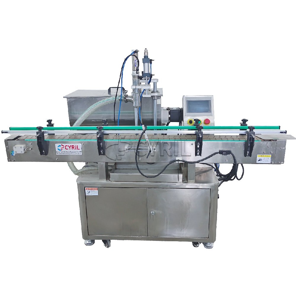 Fully Automatic Single-Head Rotary Lobe Pump Filling Machine with Square Hopper