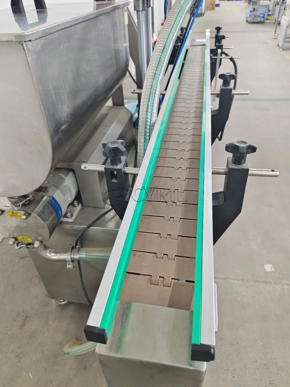Fully Automatic Single-Head Rotary Lobe Pump Filling Machine with Square Hopper