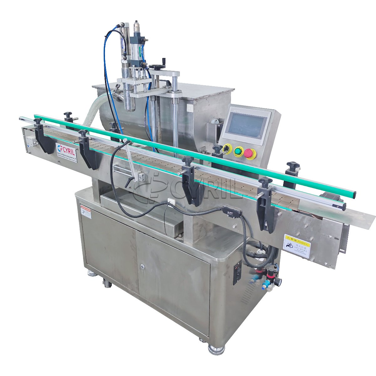 Fully Automatic Single-Head Rotary Lobe Pump Filling Machine with Square Hopper