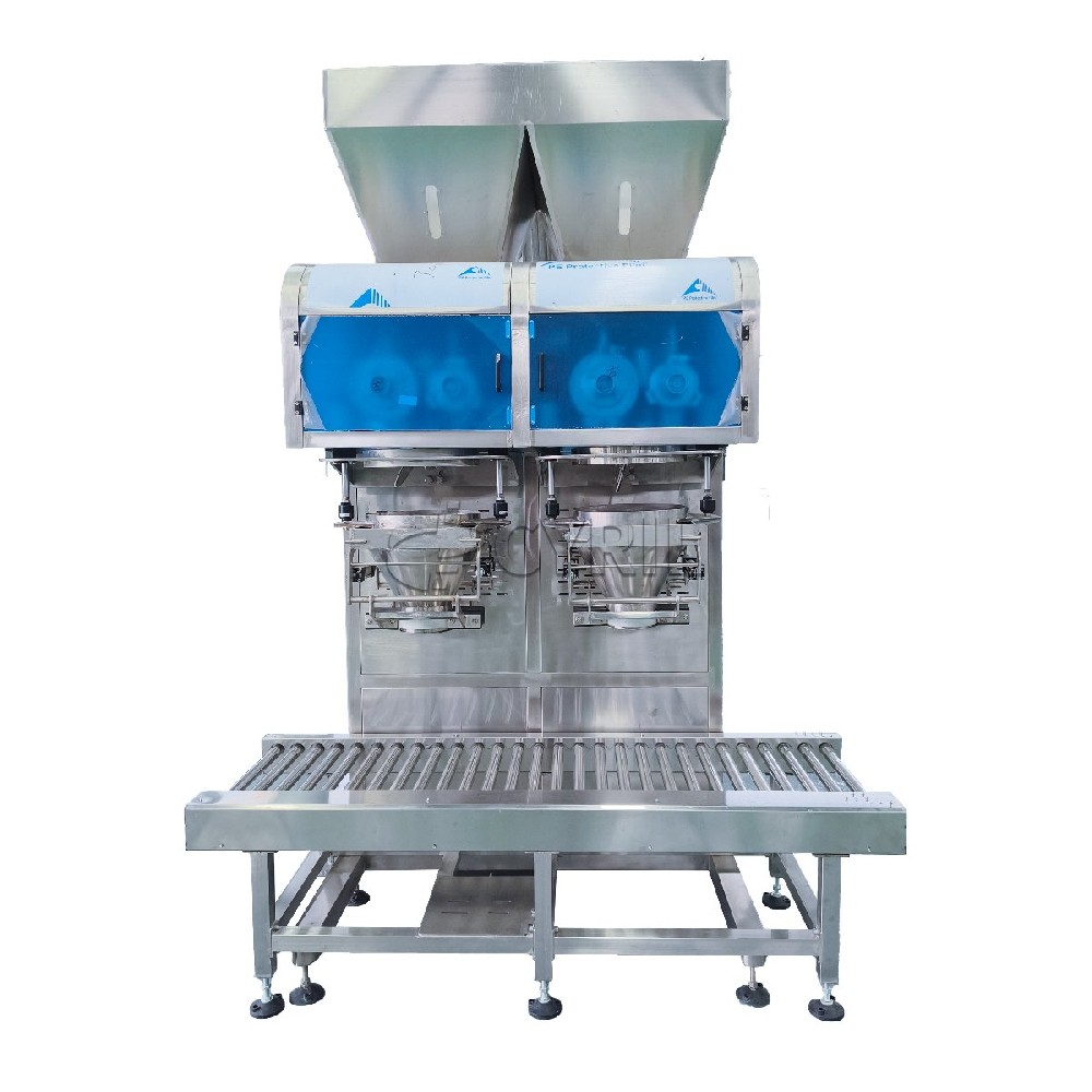Double-head linear powder filling machine