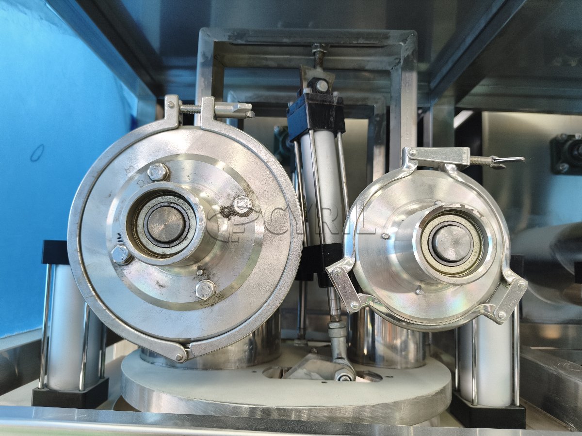 Double-head linear powder filling machine