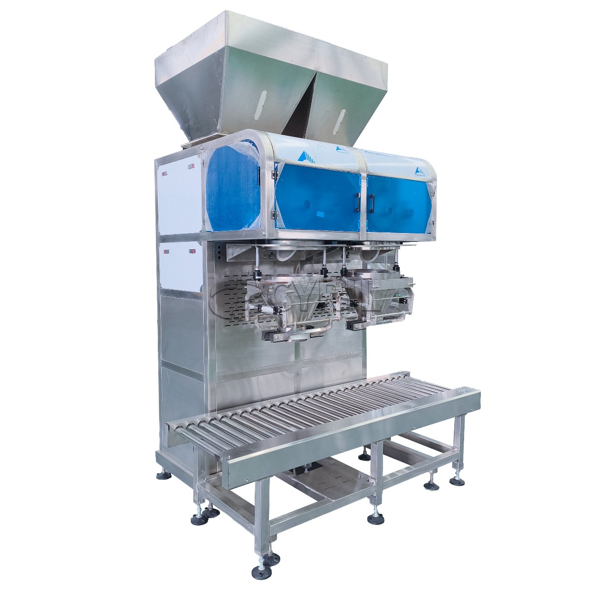 Double-head linear powder filling machine