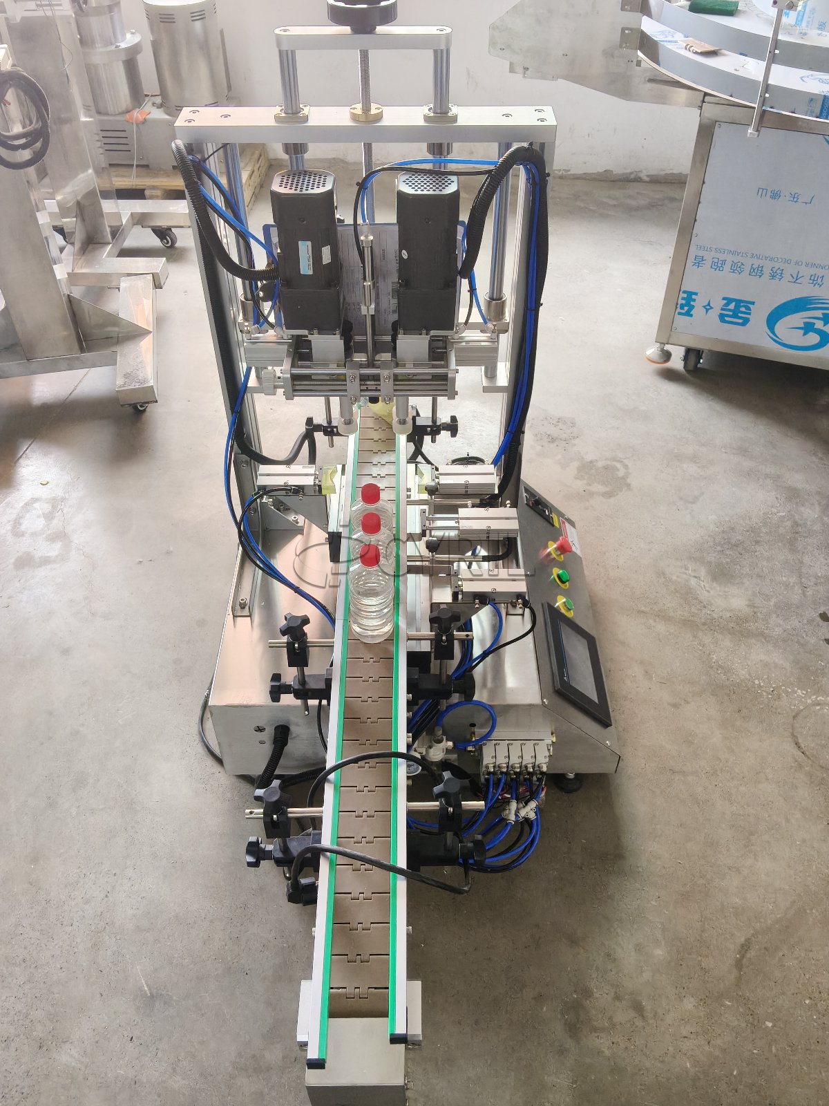 Desktop 4-Wheel Capping Machine + Delta System