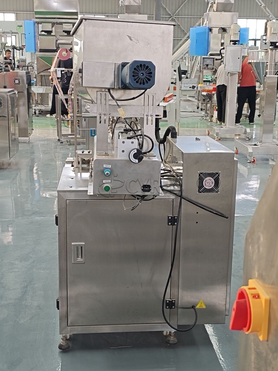 Paste Packaging Machine + Round Hopper + Back Sealing