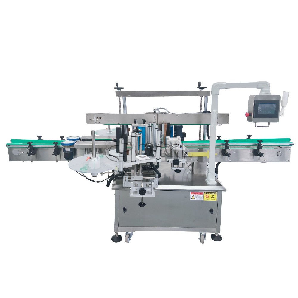 New Dual-Sided Labeling Machine for Round Bottles