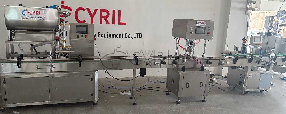 Fully automatic single-head rotor pump + vacuum capping machine + round bottle positioning + bottle sorting and collection